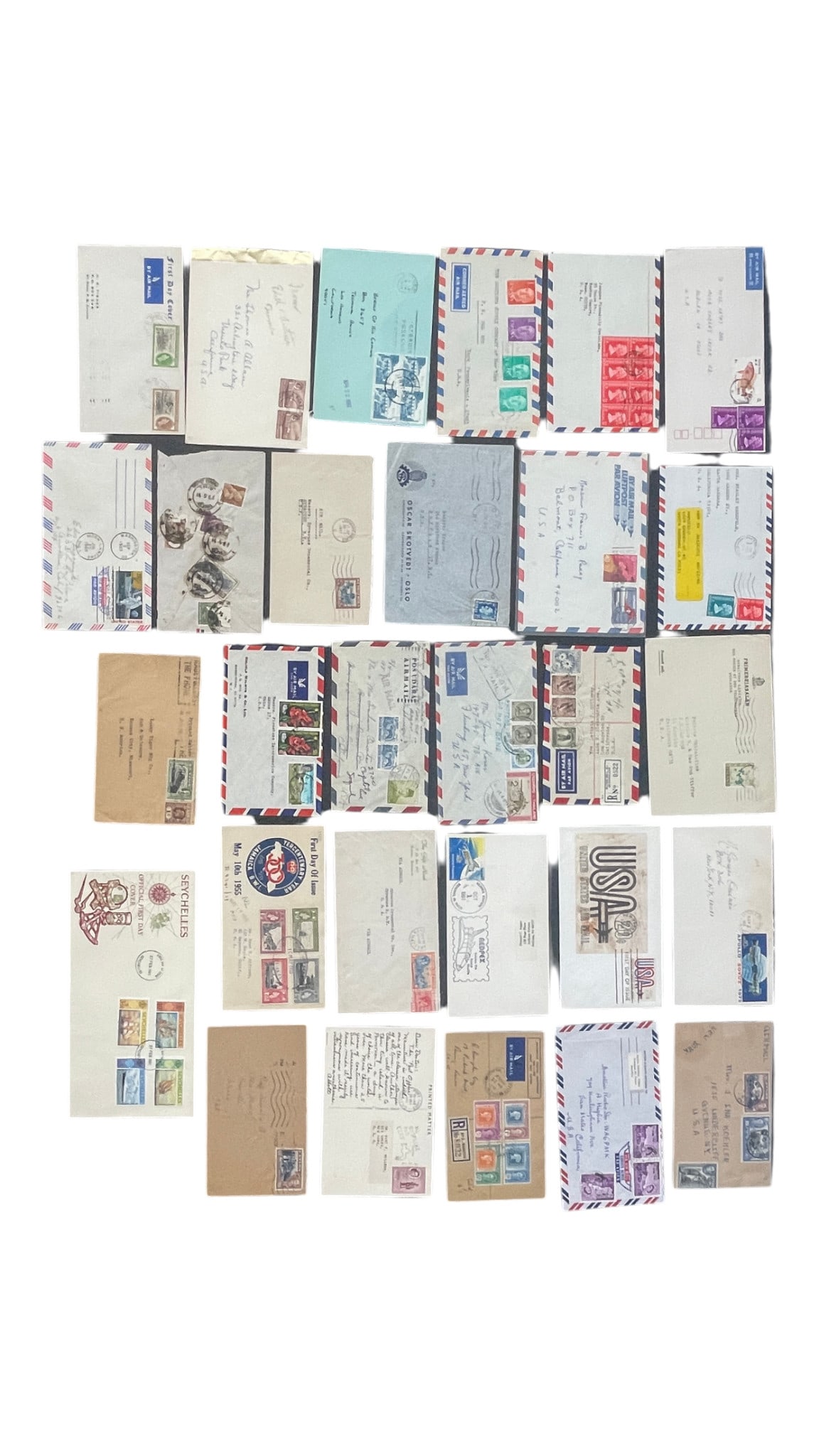 Assorted First Day & Airmail Covers Lot: Assorted First Day & Airmail Covers Lot