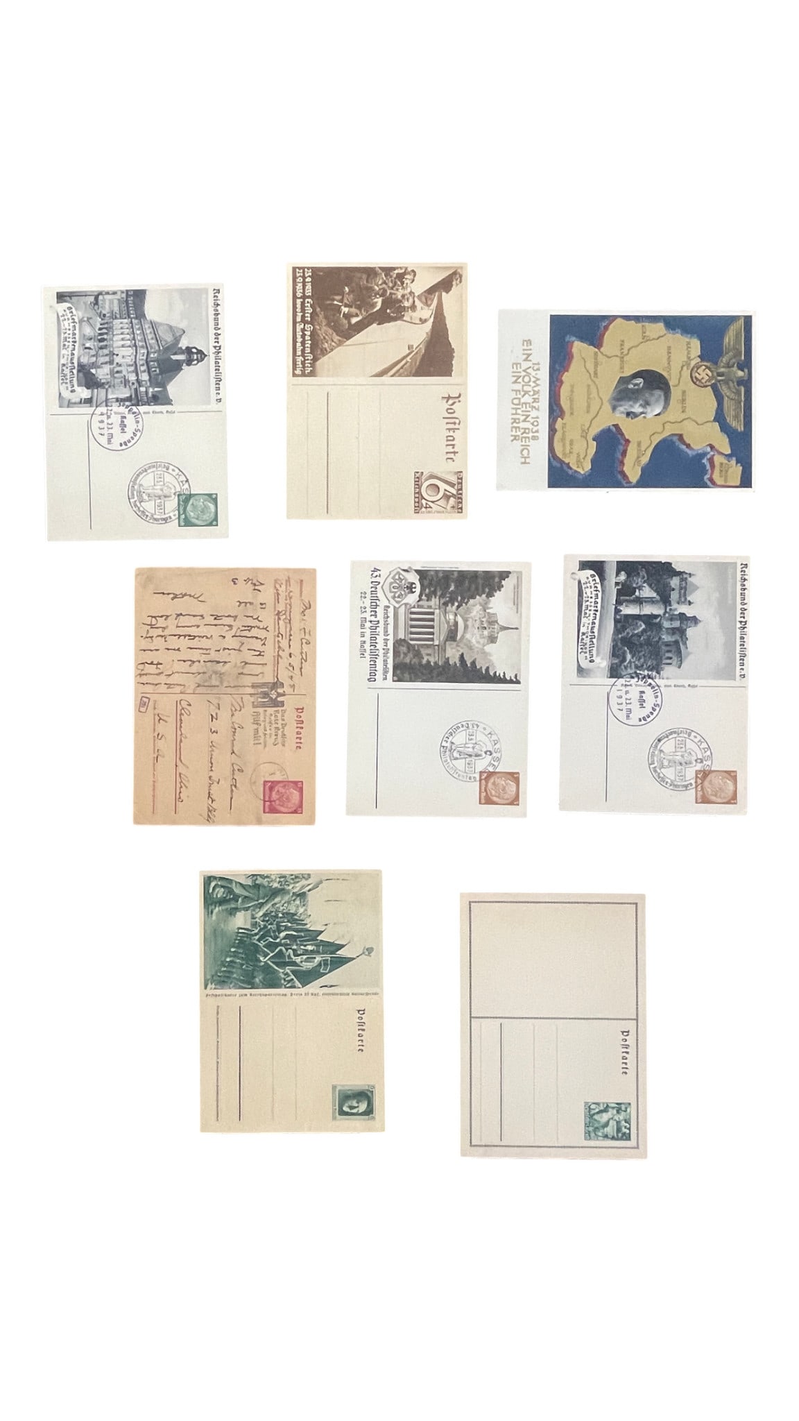 German WWII Era Postal Cards & Postcards (1 of 5)