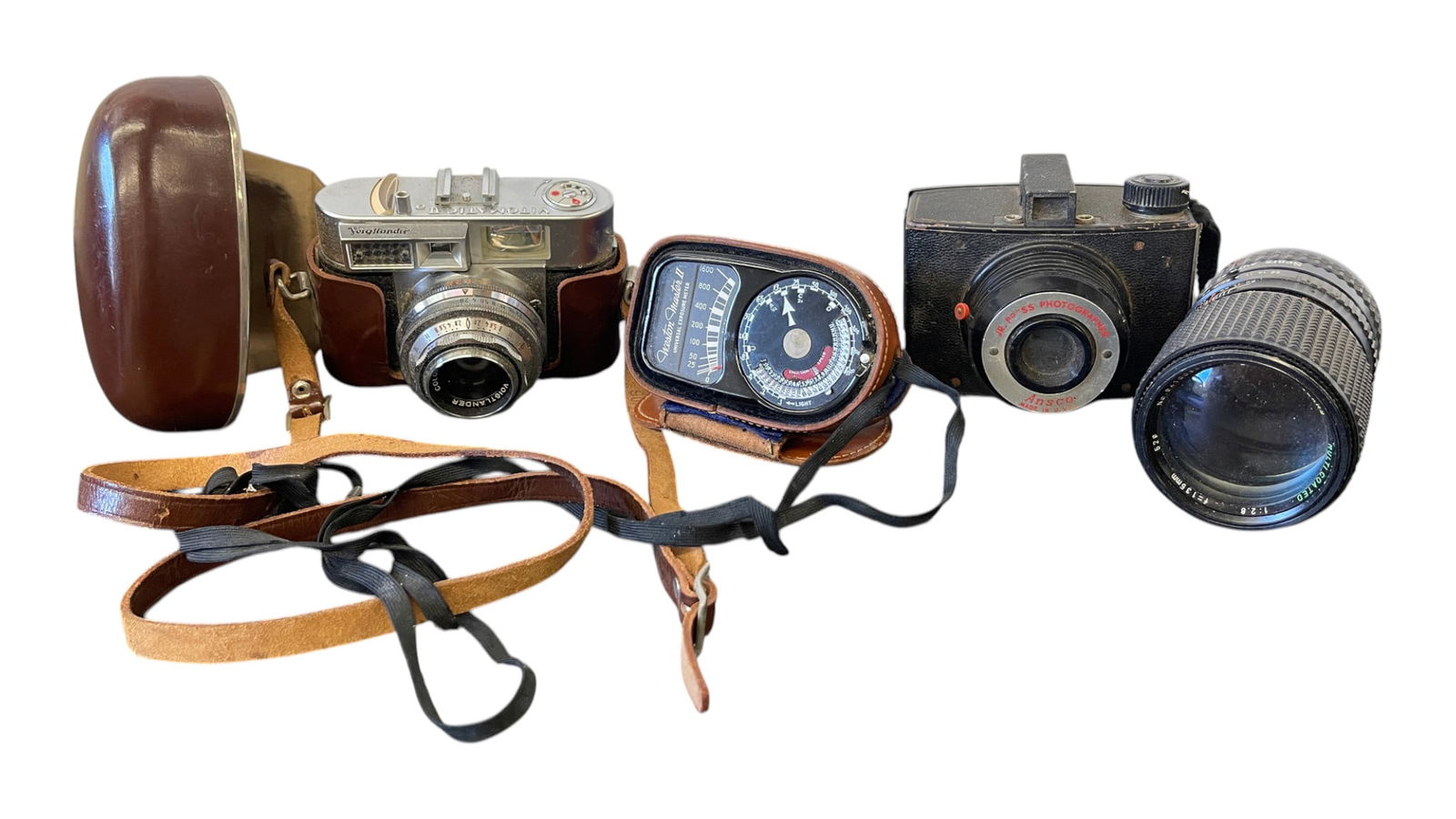 Assorted Vintage Cameras Lens & Light Meter Lot (1 of 12)