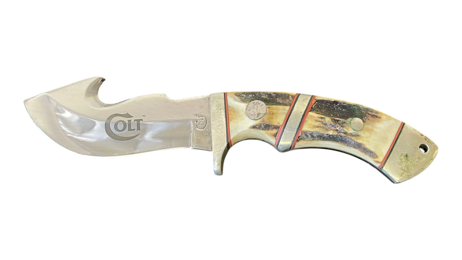 Colt Stag Handle Fixed Blade Knife (1 of 3)