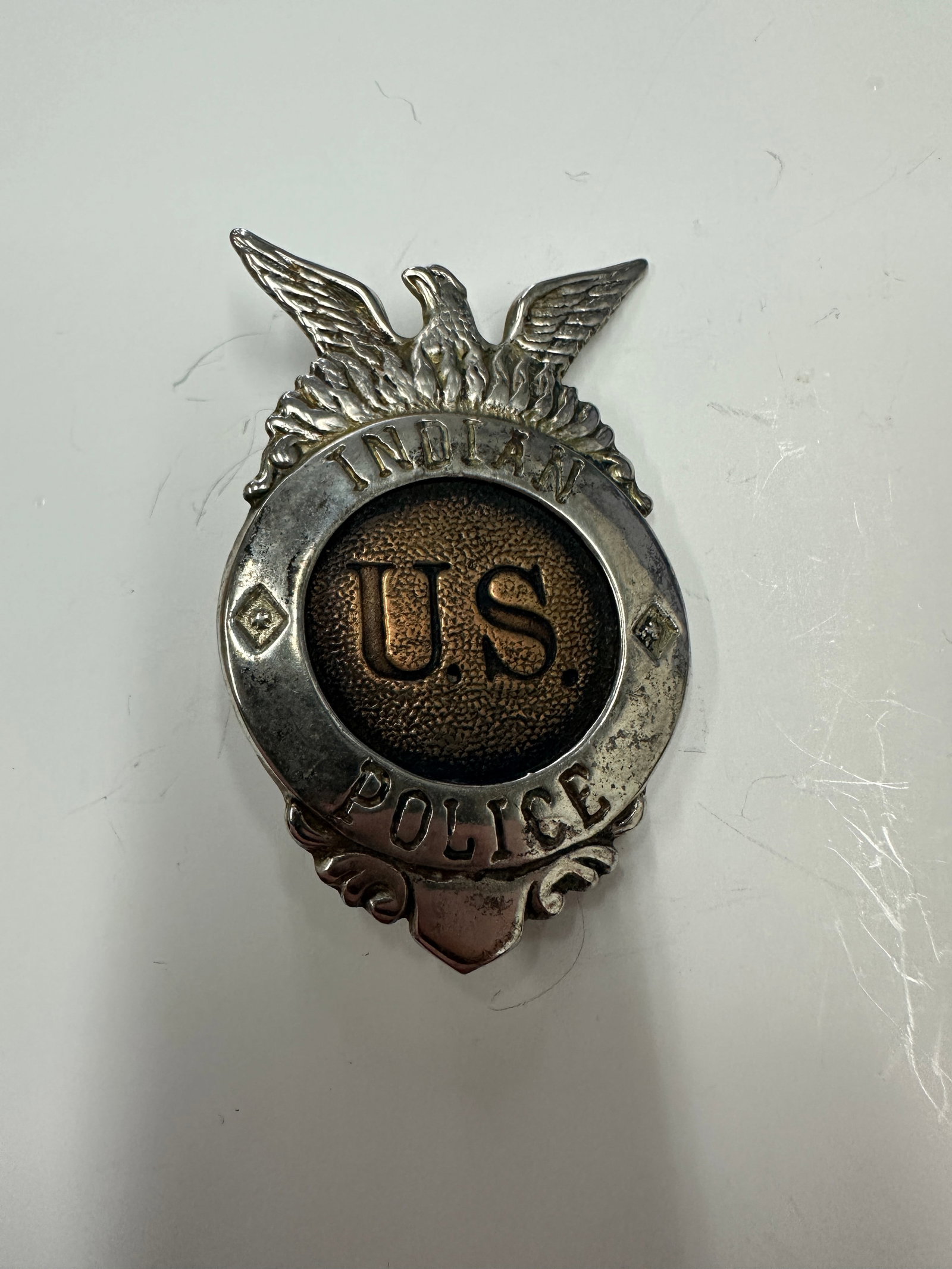 Vintage Obsolete Indian Police Badge: Vintage Obsolete Indian Police Badge