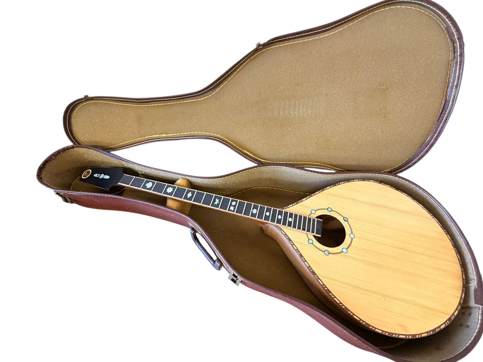 Vintage Bowlback Mandolin in Hard Case: Vintage Bowlback Mandolin in Hard Case