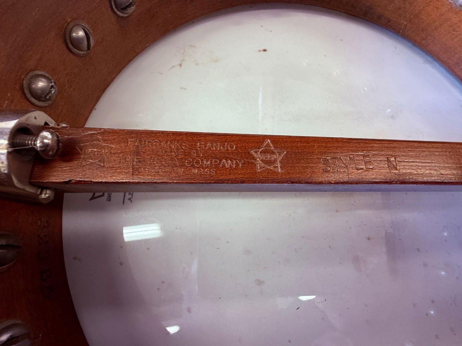 Vintage Four String Banjo - 3