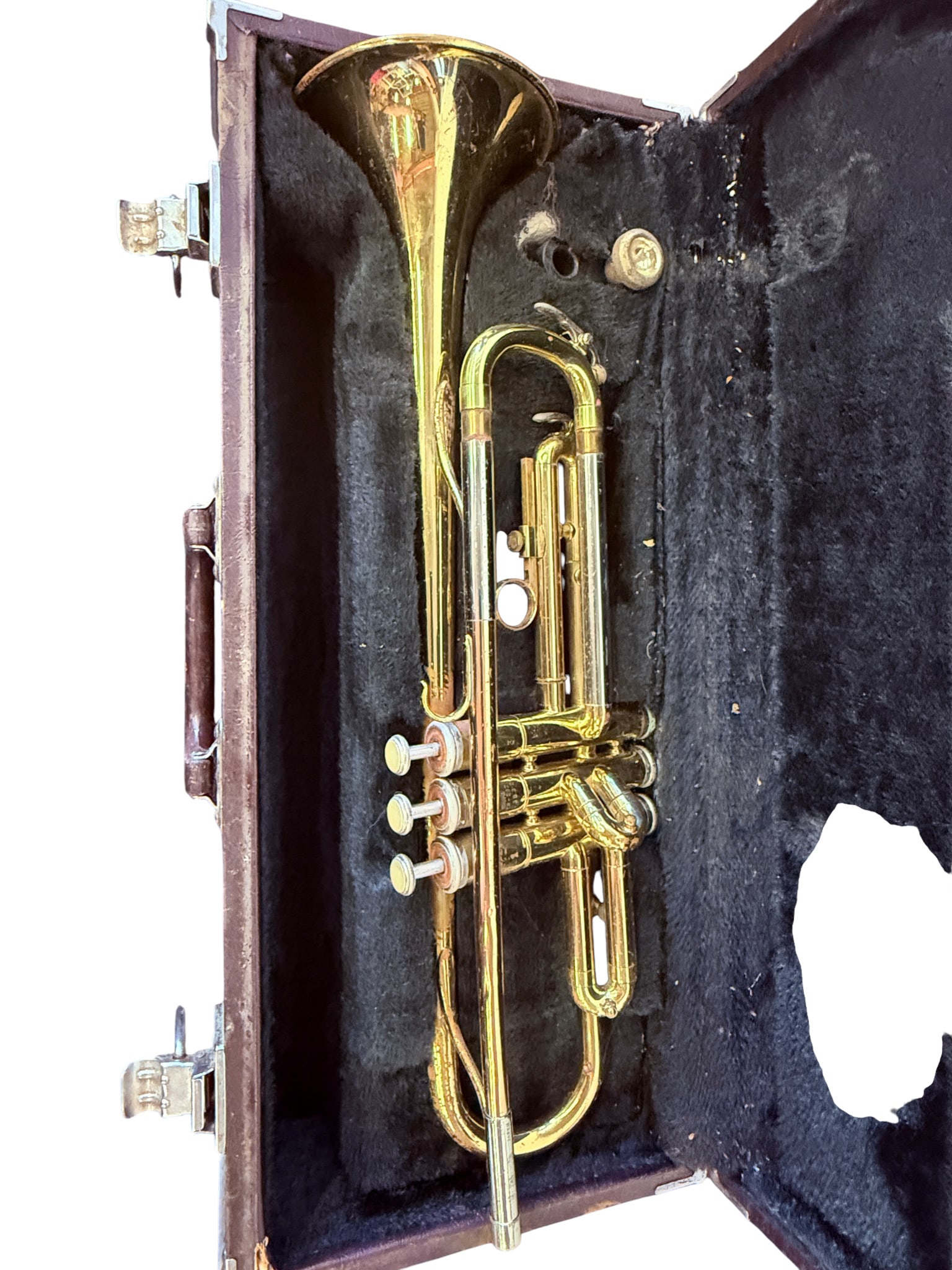 Brass Trumpet in Hard Case: Brass Trumpet in Hard Case