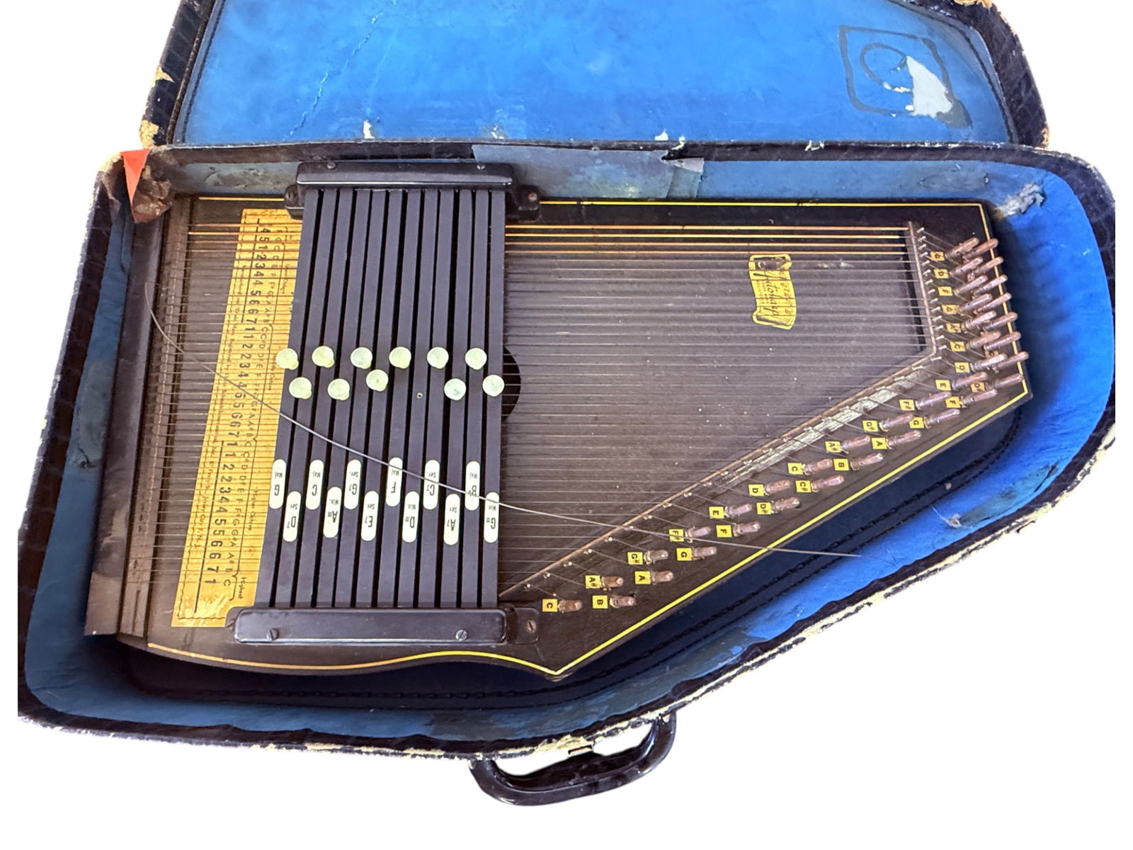 Antique Autoharp Zither in Case (1 of 3)