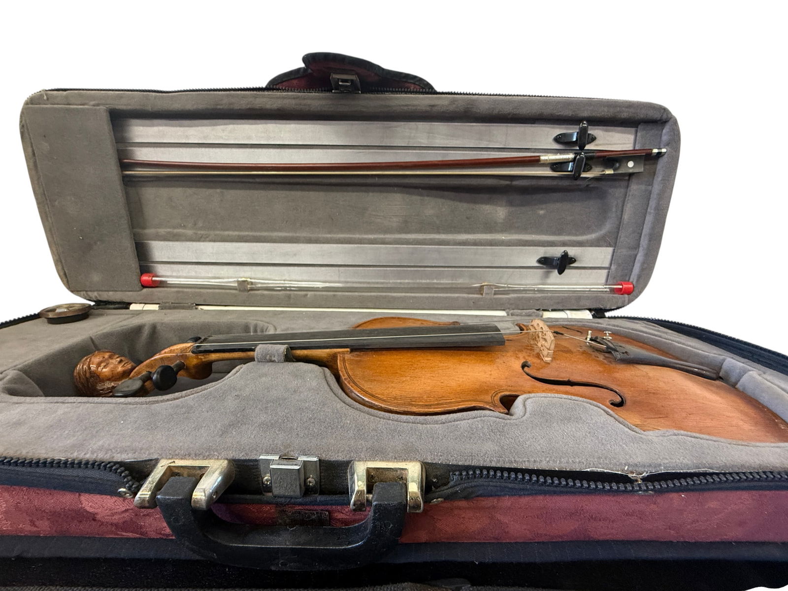 Violin with Bow in Case - 3