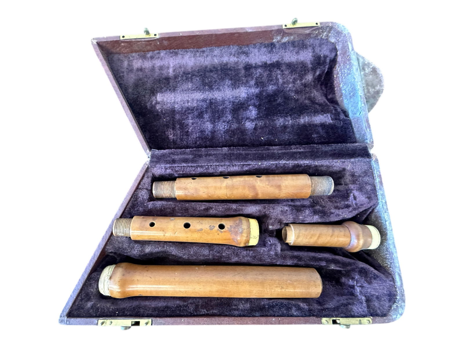 Wooden Flute in Fitted Case: Wooden Flute in Fitted Case