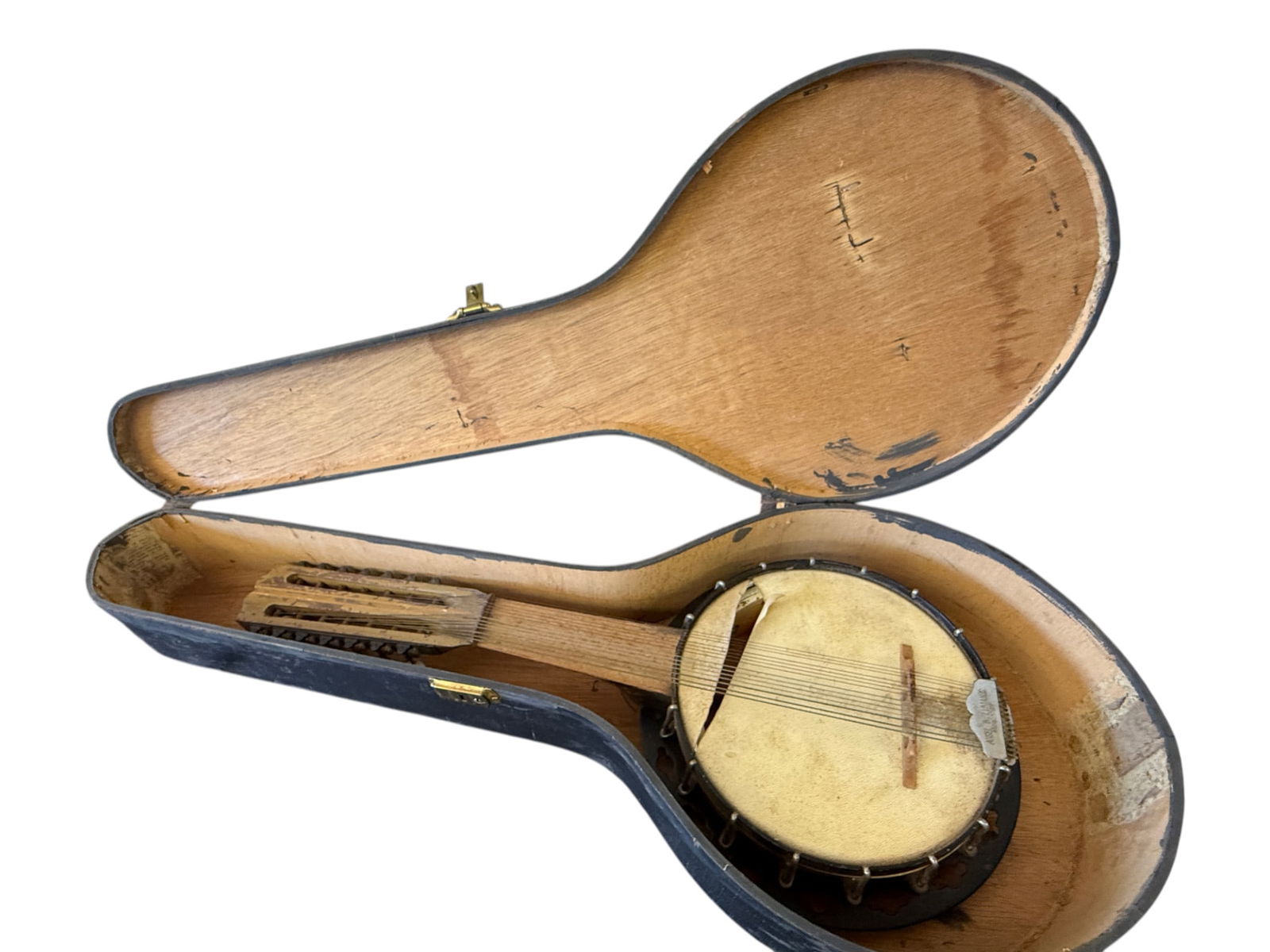 Vintage Banjo Mandolin in Case: Vintage Banjo Mandolin in Case