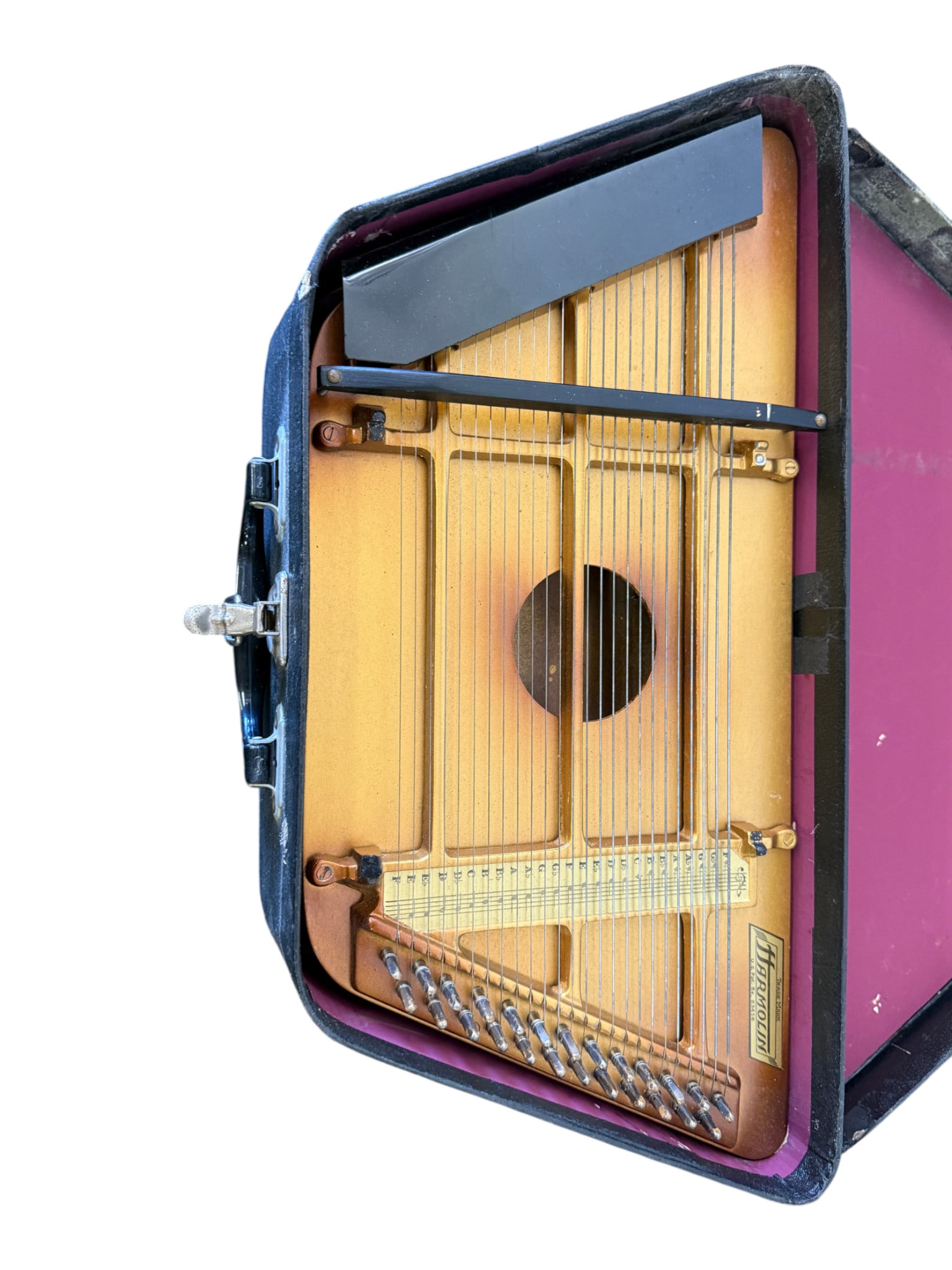 Vintage Harp Form Autoharp in Case (1 of 5)
