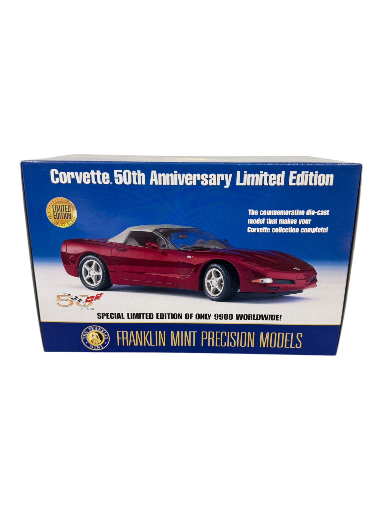 Franklin Mint Corvette 50th Anniversary Limited Edition Model Car (1 of 3)