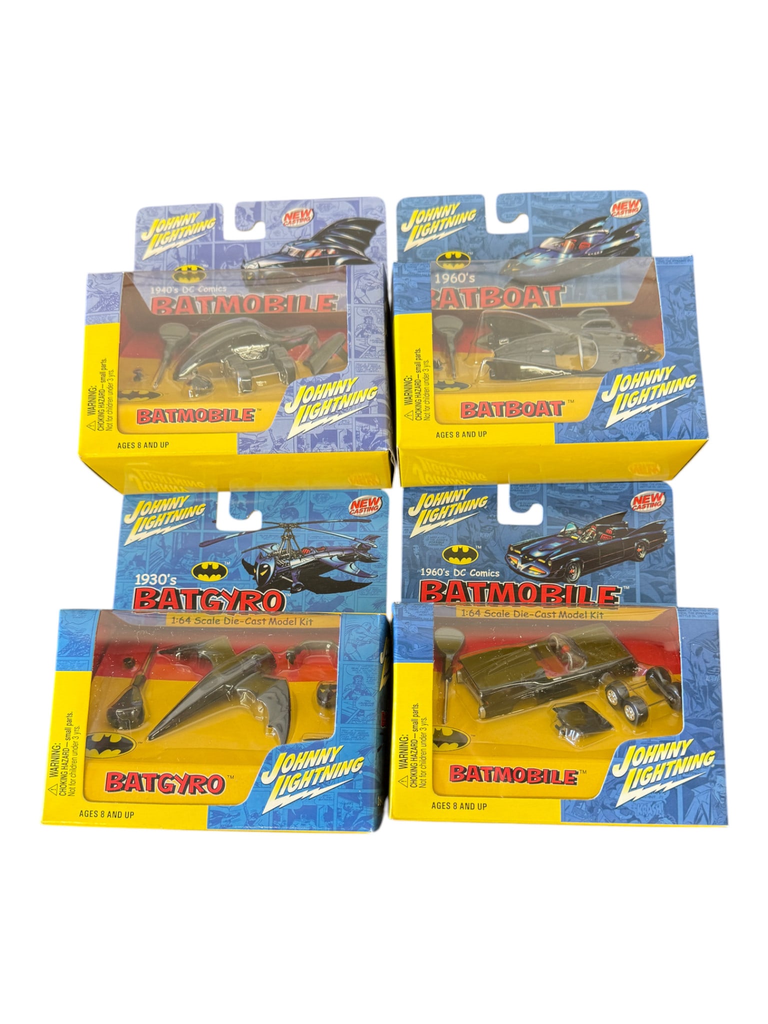 Vintage Johnny Lightning Batman Model Cars (1 of 2)
