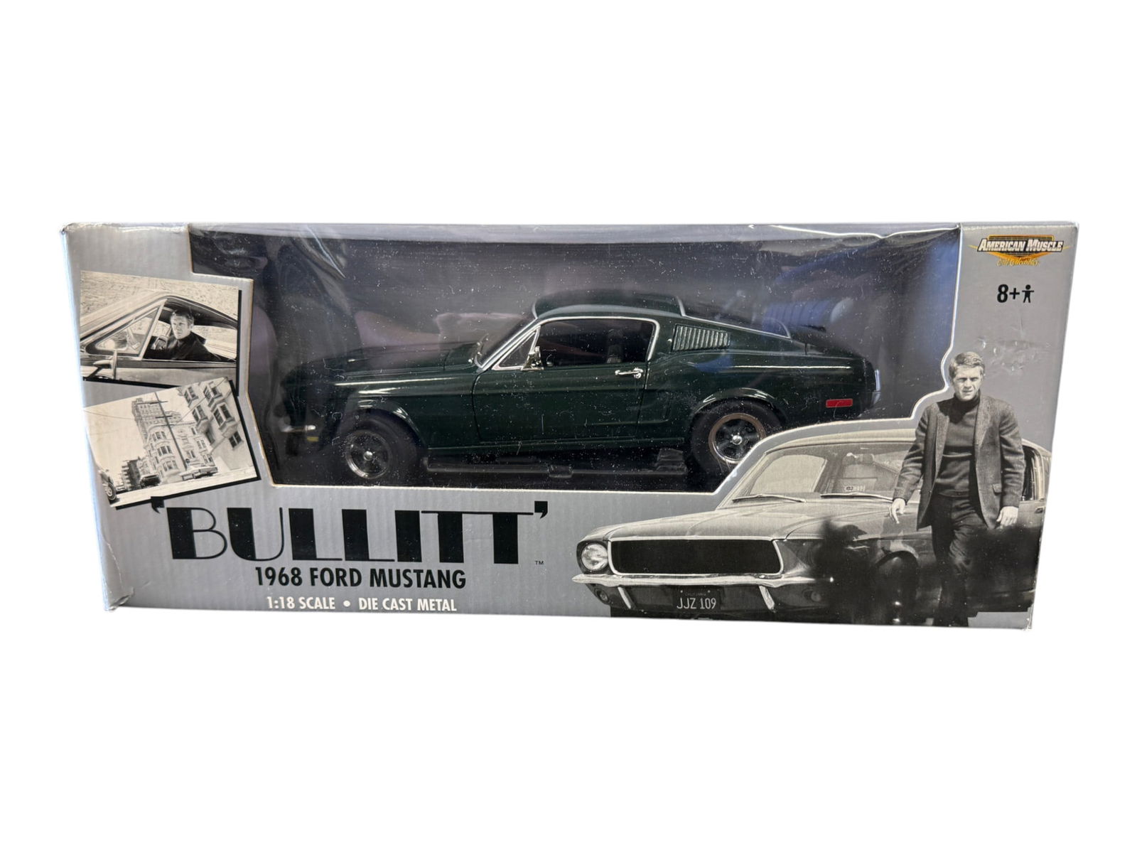 American Muscle 1968 Mustang 'Bullit' 1:18 Scale Mustang: American Muscle 1968 Mustang 'Bullit' 1:18 Scale Mustang