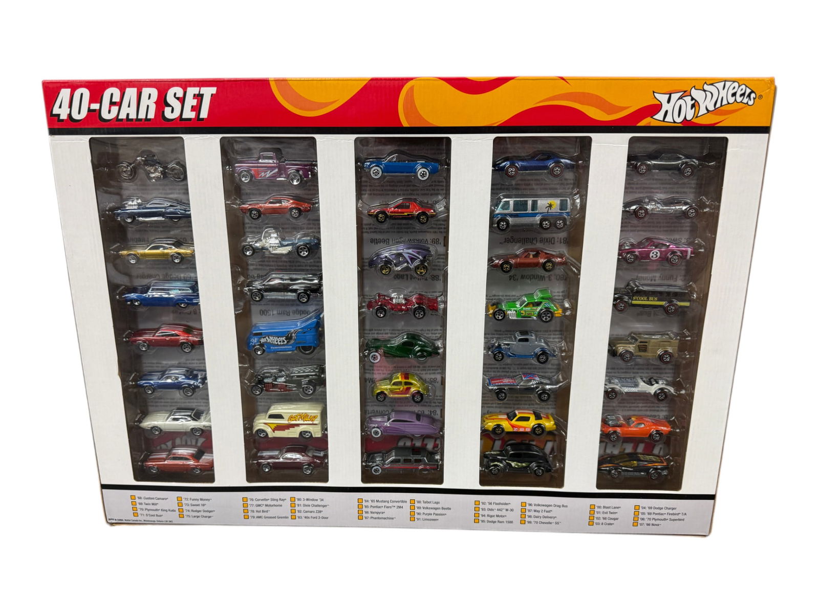 Hot Wheels 40th Anniversary 40 Car Set (1 of 2)