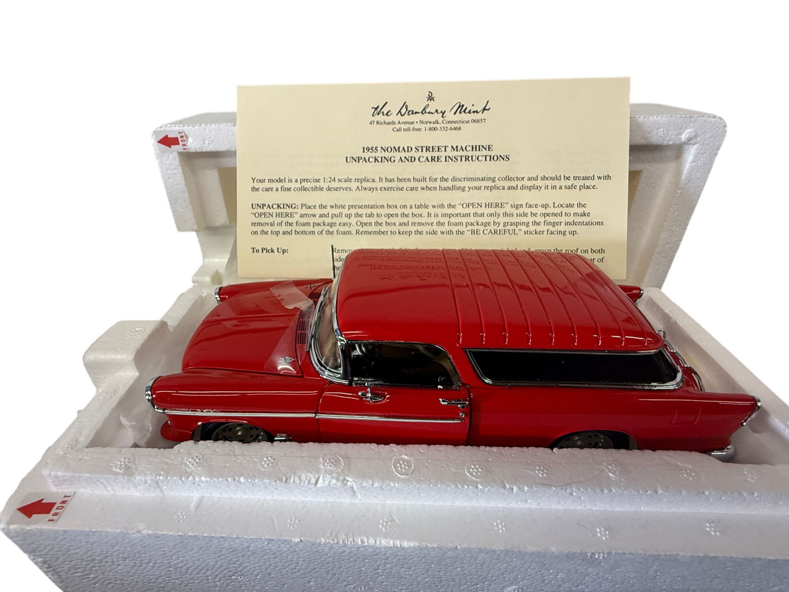 The Danbury Mint 1955 Nomad Street Machine Die Cast Model Car: The Danbury Mint 1955 Nomad Street Machine Die Cast Model Car