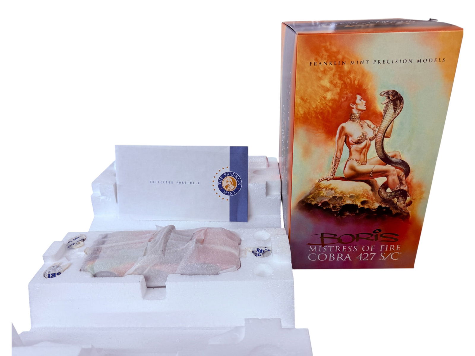 Franklin Mint Boris Mistress of Fire Cobra 427 S/C: Franklin Mint Boris Mistress of Fire Cobra 427 S/C