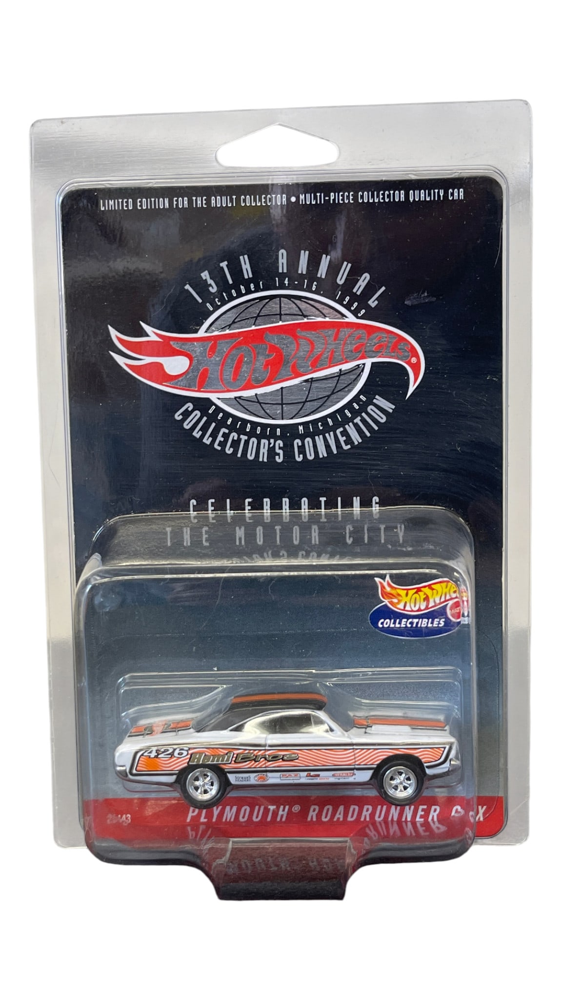 13th Annual Hot Wheels Playmouth Roadrunner Model Car: 13th Annual Hot Wheels Playmouth Roadrunner Model Car