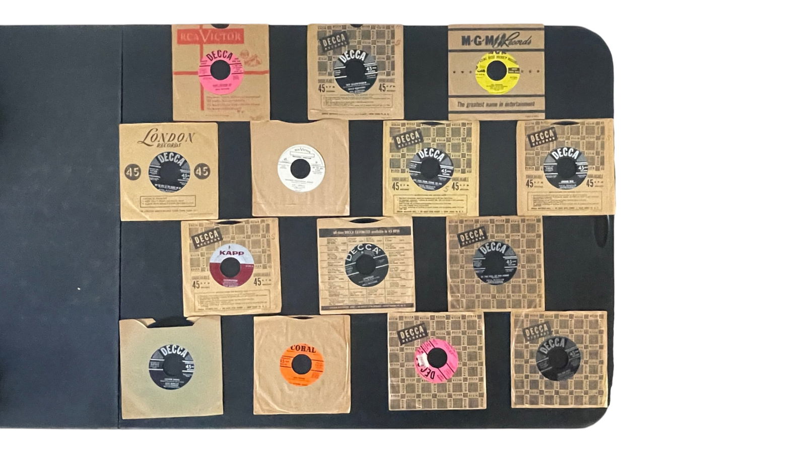 Vintage 45RPM Vinyl Record Collection (1 of 3)