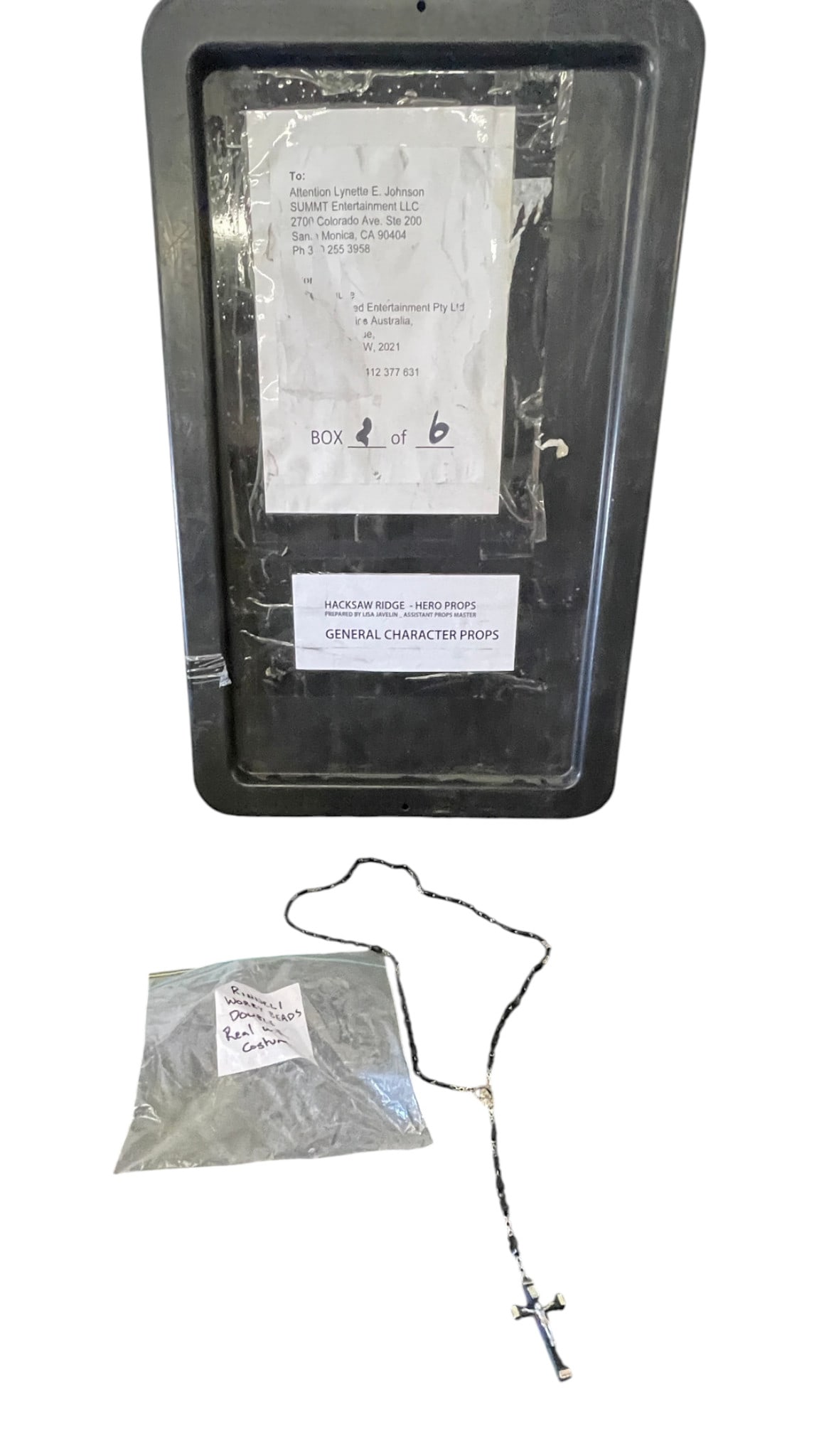 Hacksaw Ridge Original Character Props - Vito Rinelli Worry Beads/Rosary: Hacksaw Ridge Original Character Props - Vito Rinelli (Firass Dirani) Worry Beads/Rosary