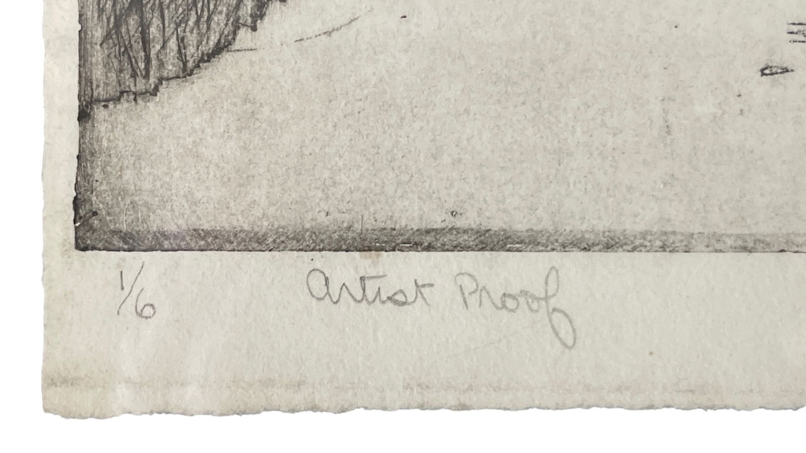 Vintage AP 1/6 Signed Etching - 3