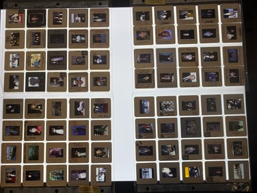 Vintage Hollywood Celebrity 35mm Slide Collection - Transparency Photo Negatives