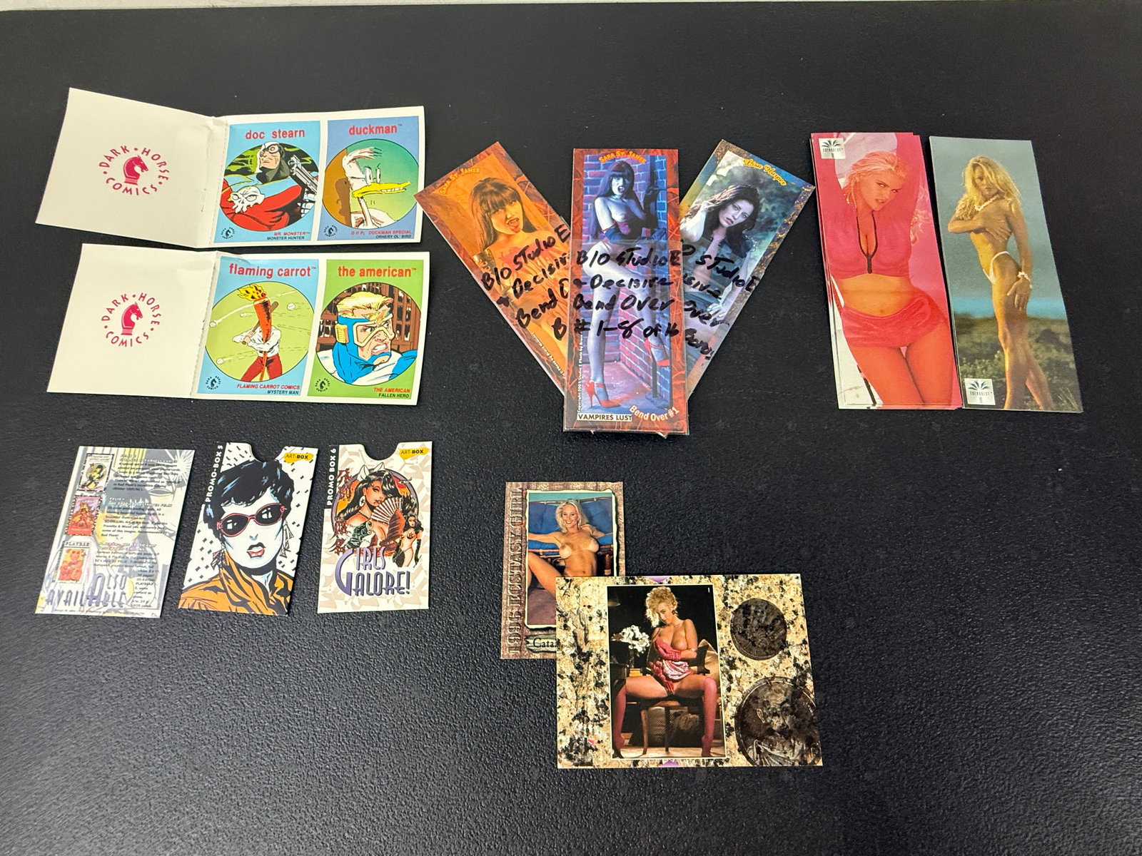 Mixed Lot of Adult-Themed Promo Cards, Bookmarks and Mini Comic Inserts: Mixed Lot of Adult-Themed Promo Cards, Bookmarks and Mini Comic Inserts