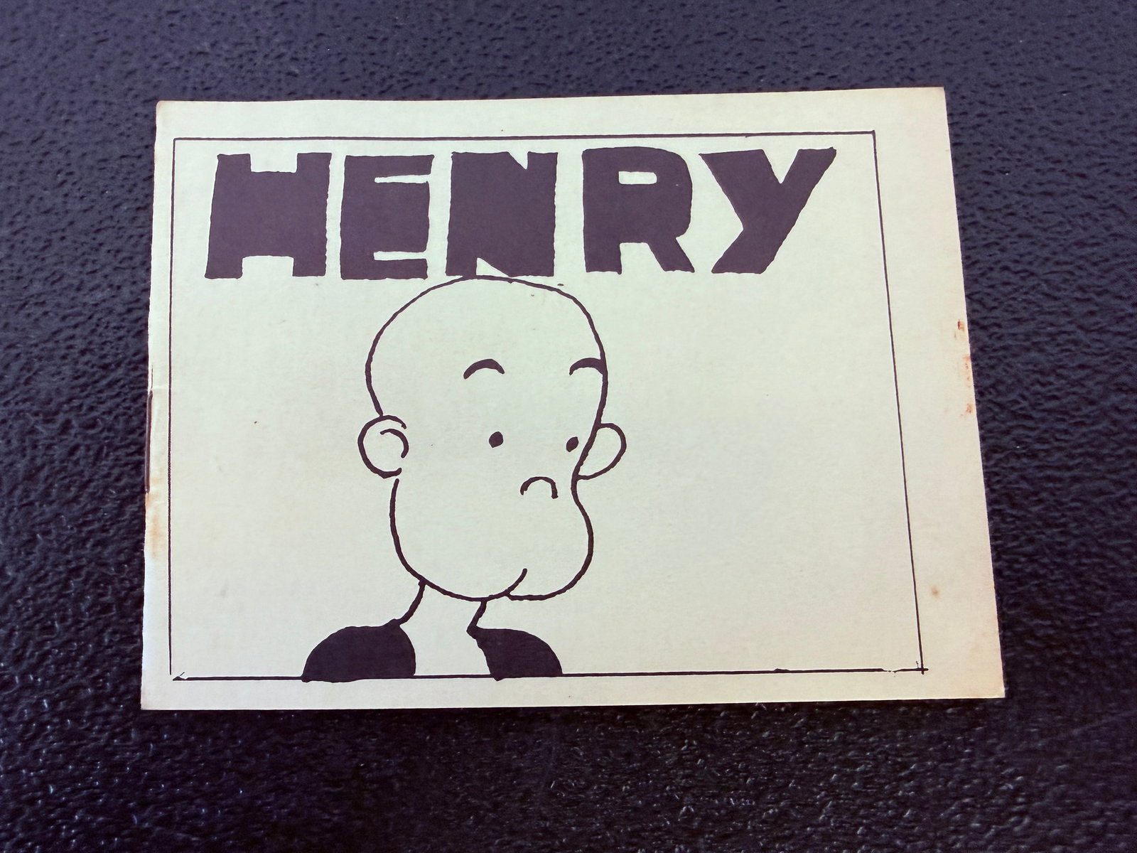 Original Hand-Drawn Henry Cartoon Character Story Book: Original Hand-Drawn Henry Cartoon Character Story Book