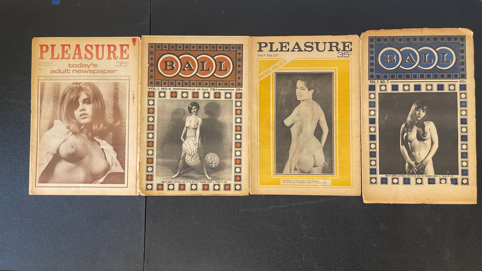 Vintage Erotic Adult Magazine Collection Lot: Vintage Erotic Adult Magazine Collection Lot