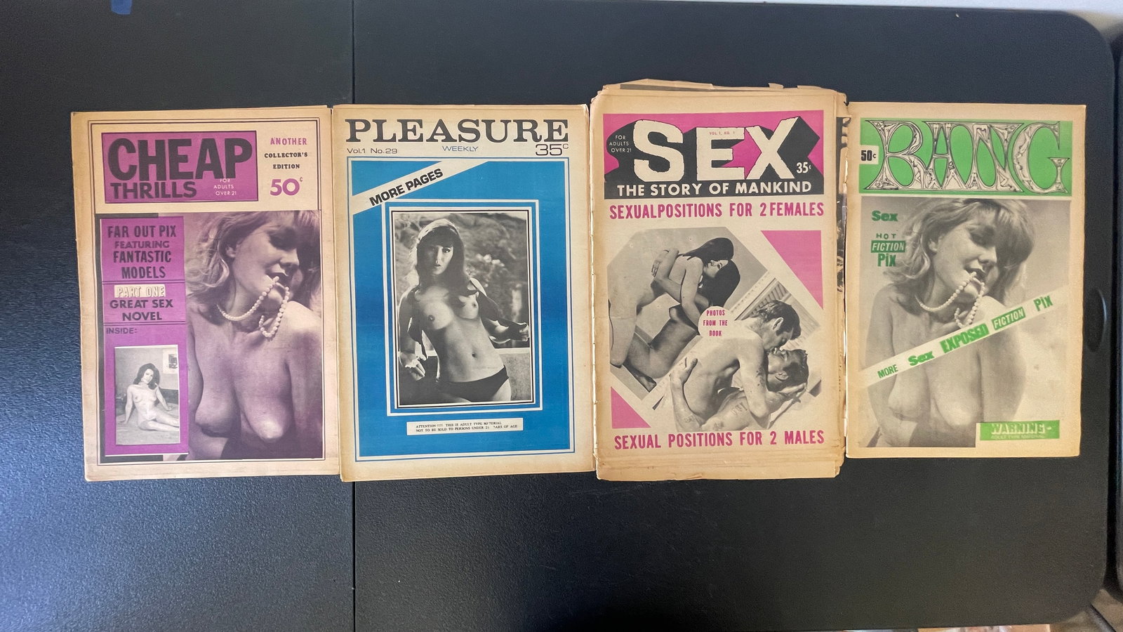 Vintage Erotic Adult Magazine Collection Lot: Vintage Erotic Adult Magazine Collection Lot