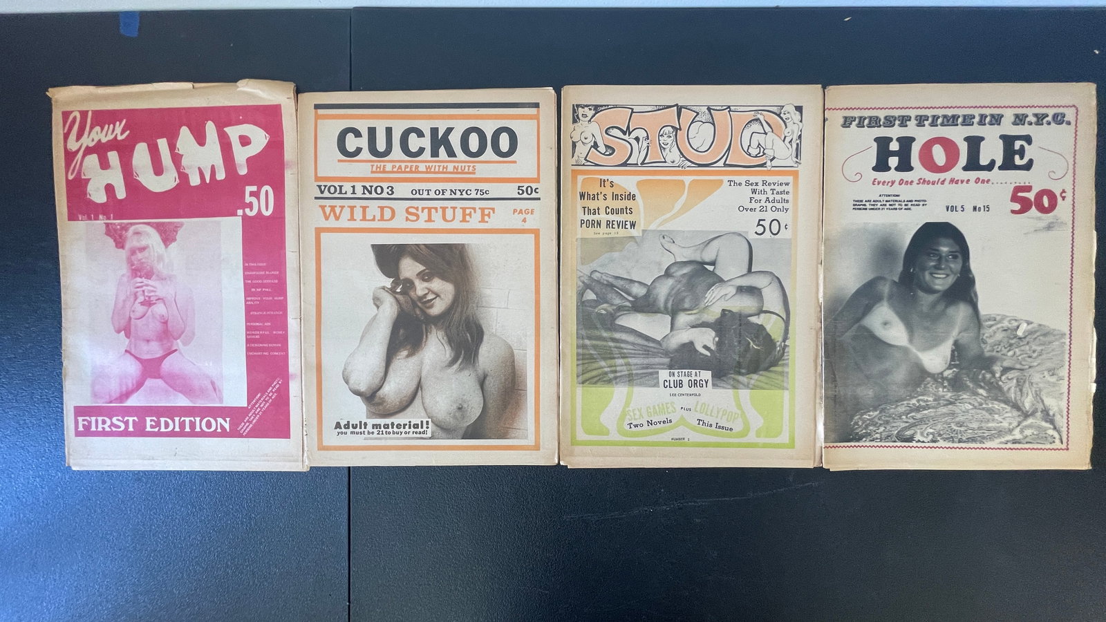 Vintage Erotic Adult Magazine Collection Lot: Vintage Erotic Adult Magazine Collection Lot