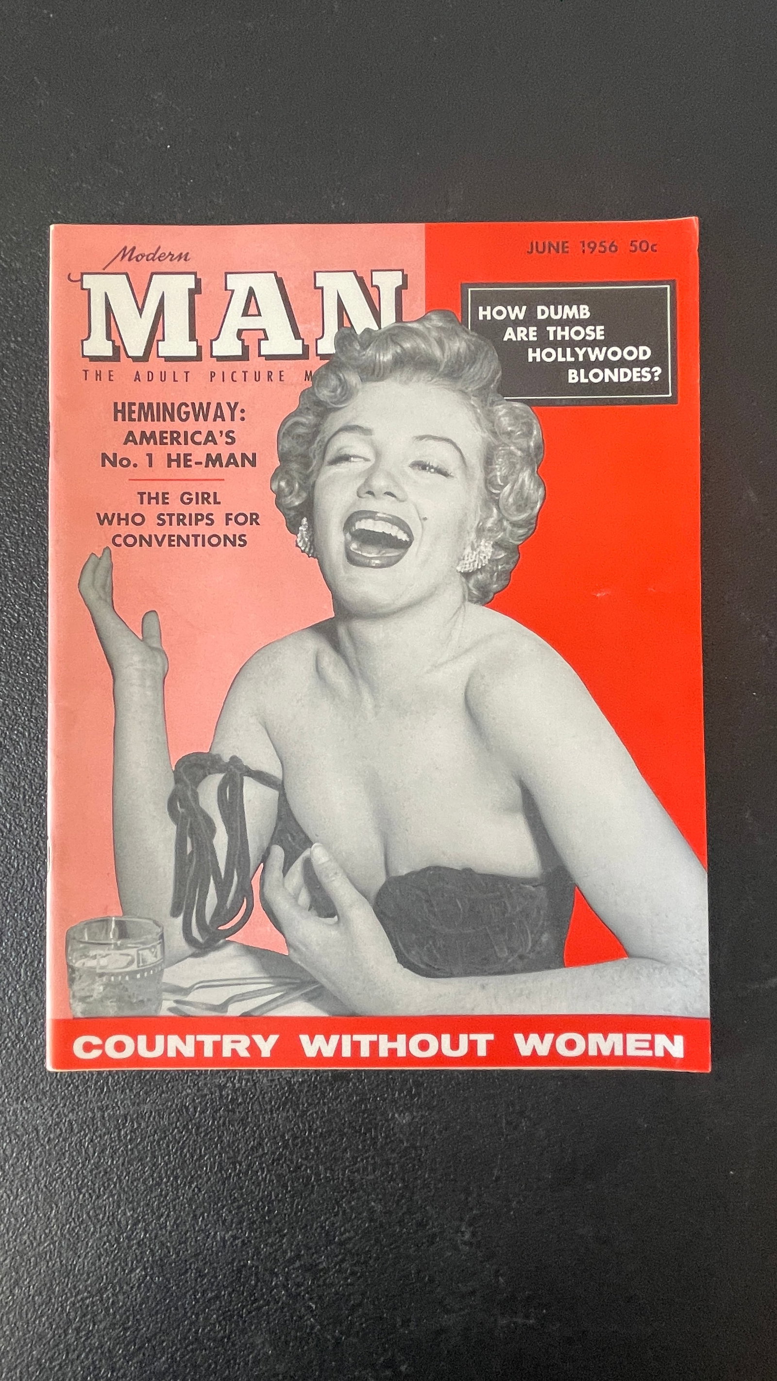 Modern Man No. June 1956 Featuring Marilyn Monroe Cover Image: Modern Man No. June 1956 Featuring Marilyn Monroe Cover Image