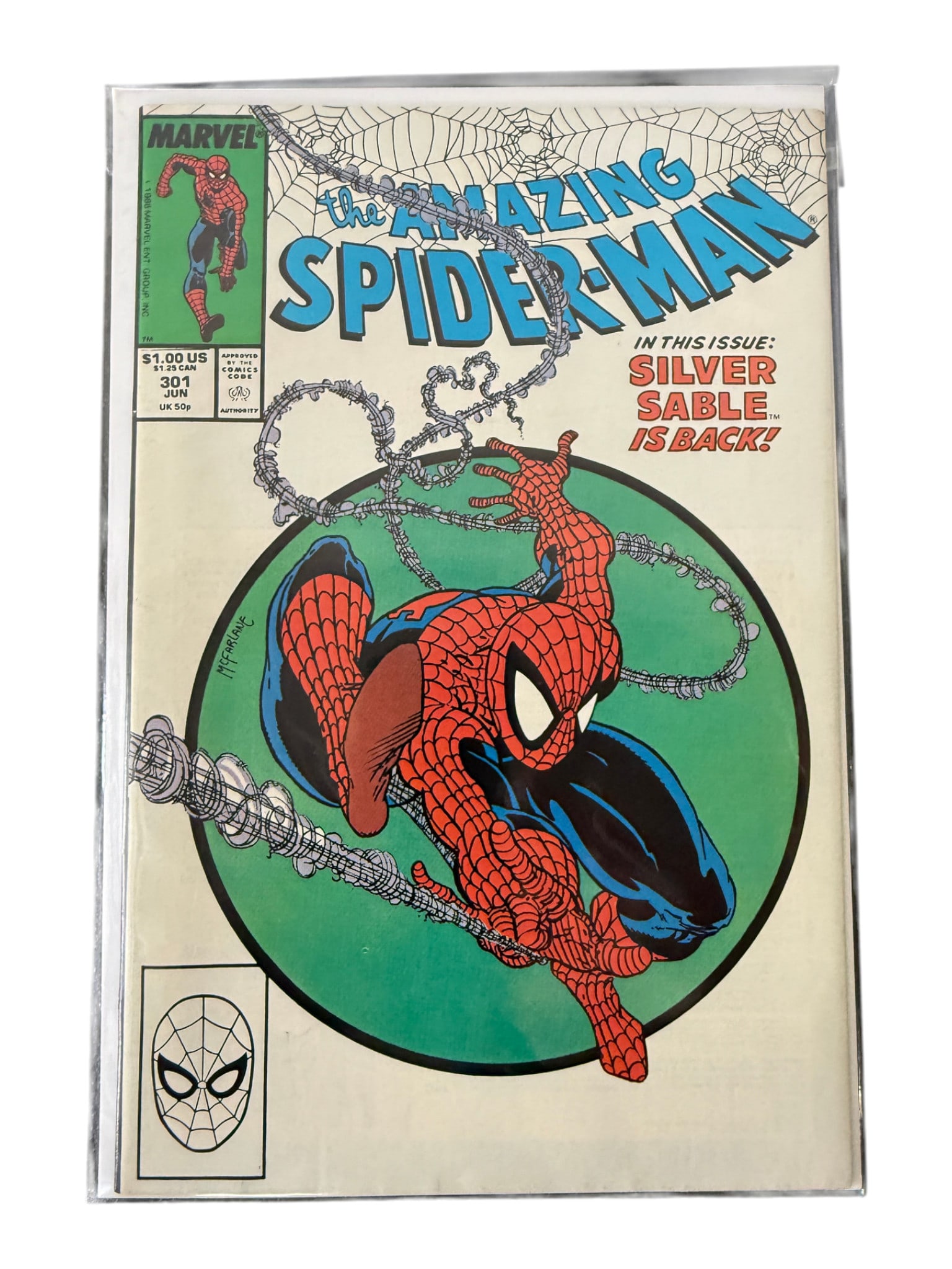 The Amazing Spider-Man #301 Marvel Comic Book (1 of 2)