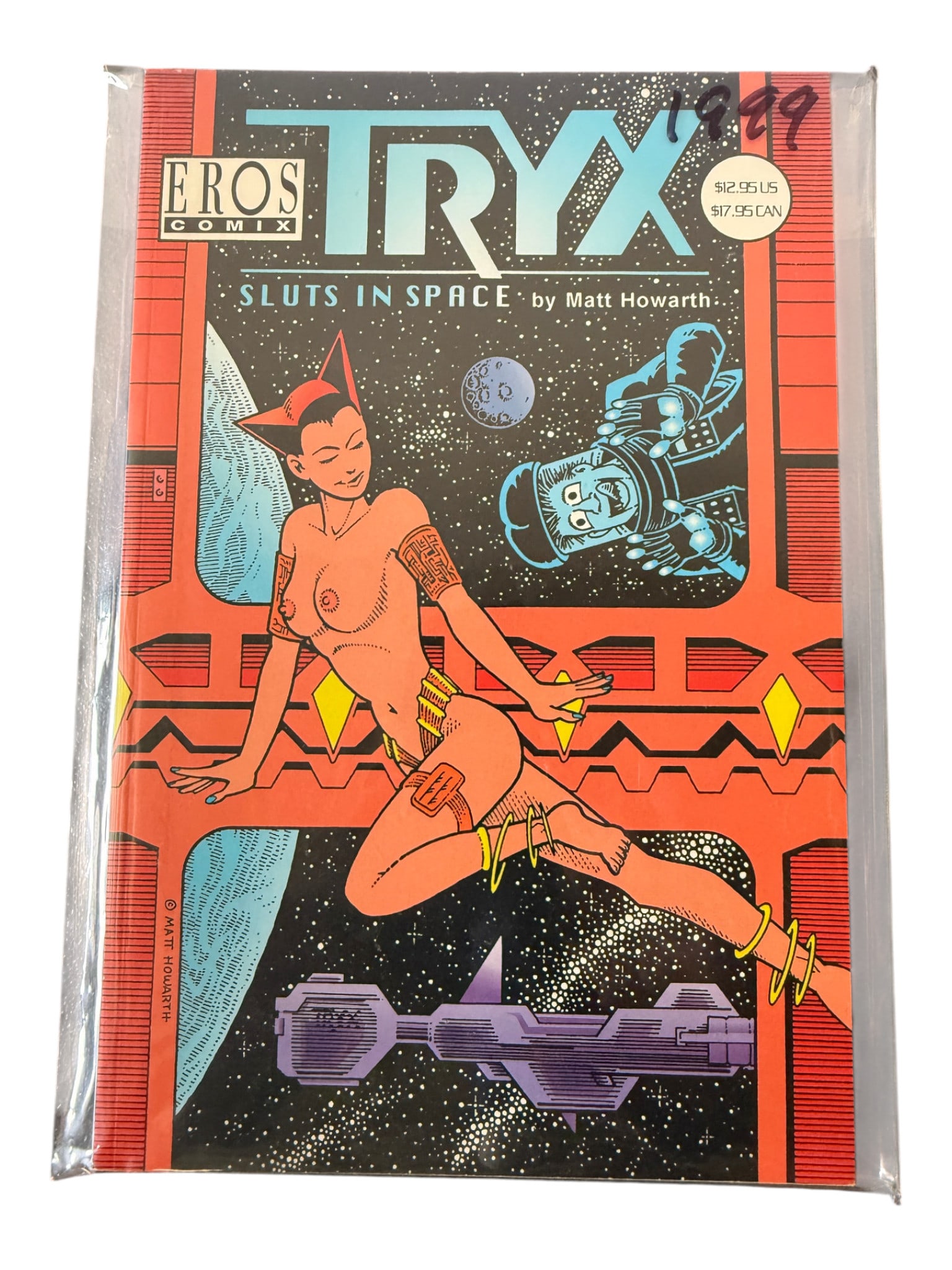 Tryx Sl*ts in Space Vintage 1999 Adult Comic Book: Tryx Sl*ts in Space Vintage 1999 Adult Comic Book