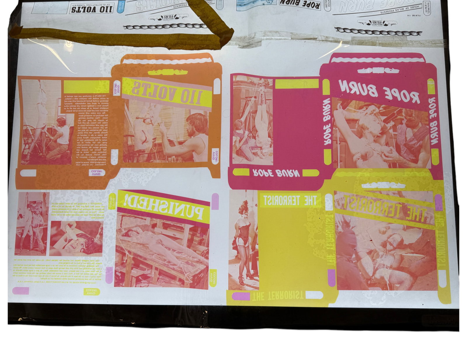 Vintage Adult Magazine Printer's Proof Covers (1 of 2)