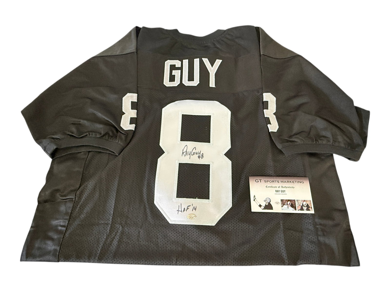 Ray Guy - Oakland Raiders Signed Jersey with COA (1 of 6)