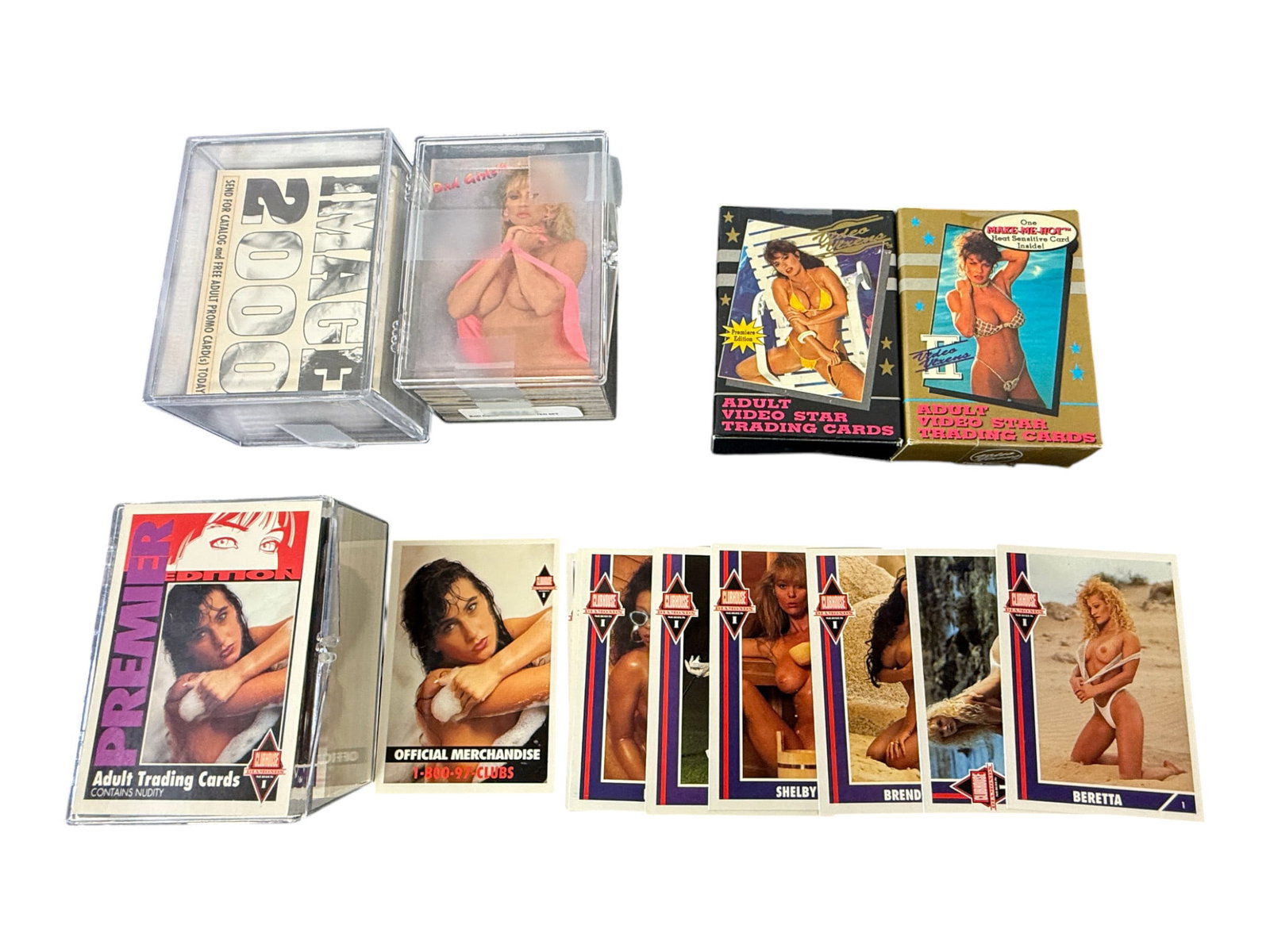 Vintage Adult Trading Card Collection Lot: Vintage Adult Trading Card Collection Lot
