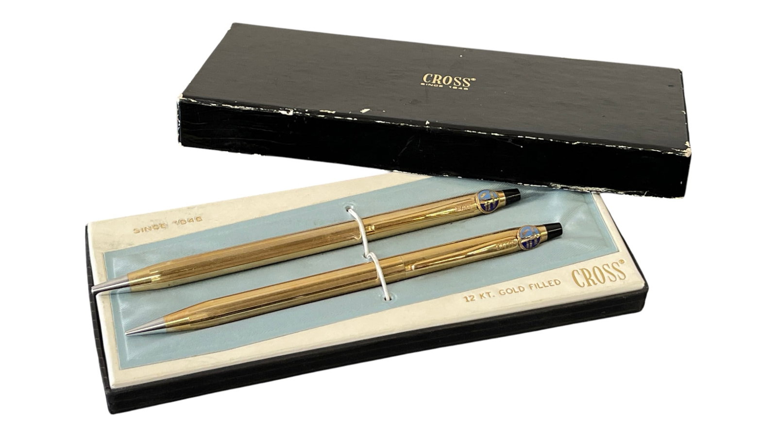 CROSS 12kt Gold Filled Oldsmobile Pen Set with Box (1 of 8)