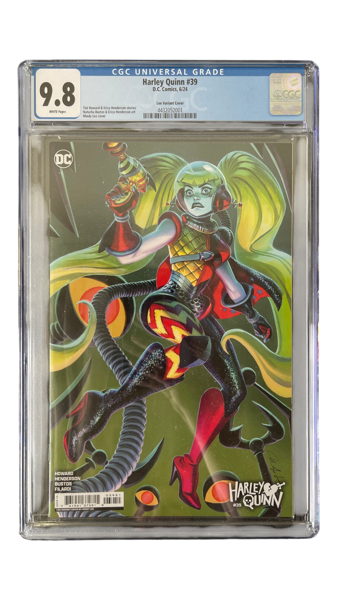 Harley Quinn #39 Mindy Lee Variant CGC 9.8 (1 of 2)