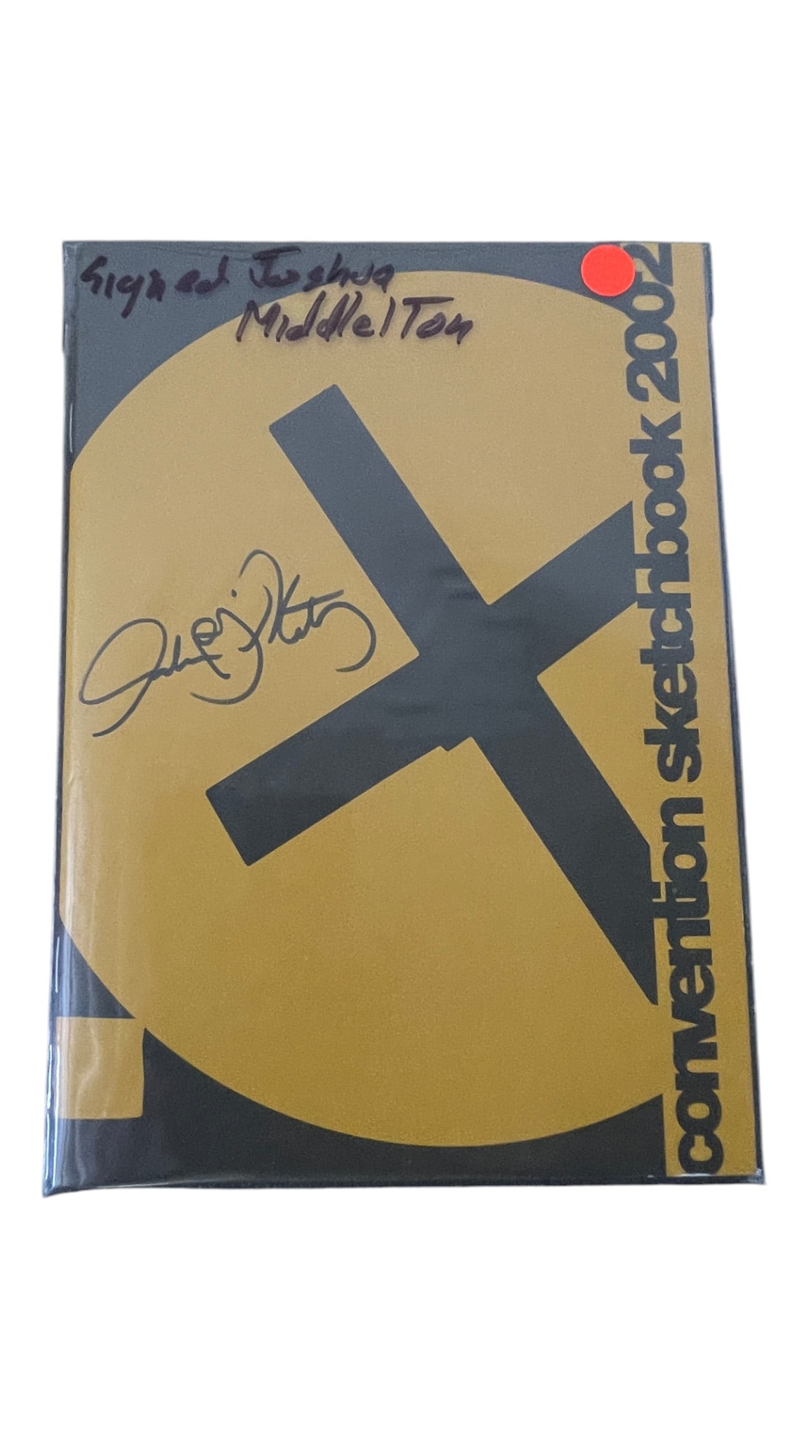 Joshua Middleton Signed 2002 Convention Sketchbook (1 of 3)