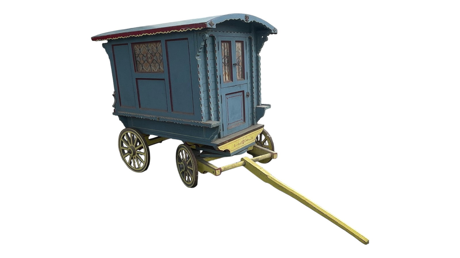 Antique Sideshow Carnival Midget Psychic Palmistry Horoscope Travelling Palm Reader Wagon (1 of 9)