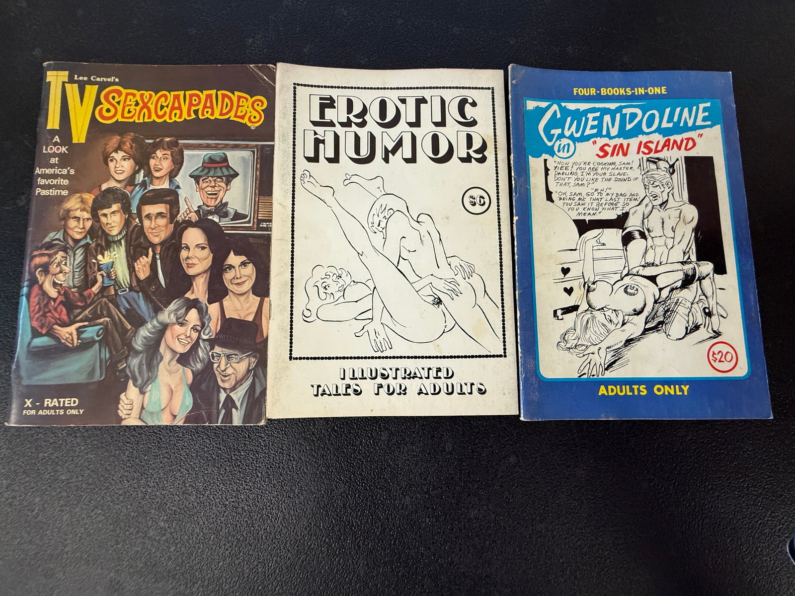 Vintage Adult Comics and Magazines Lot (1 of 2)