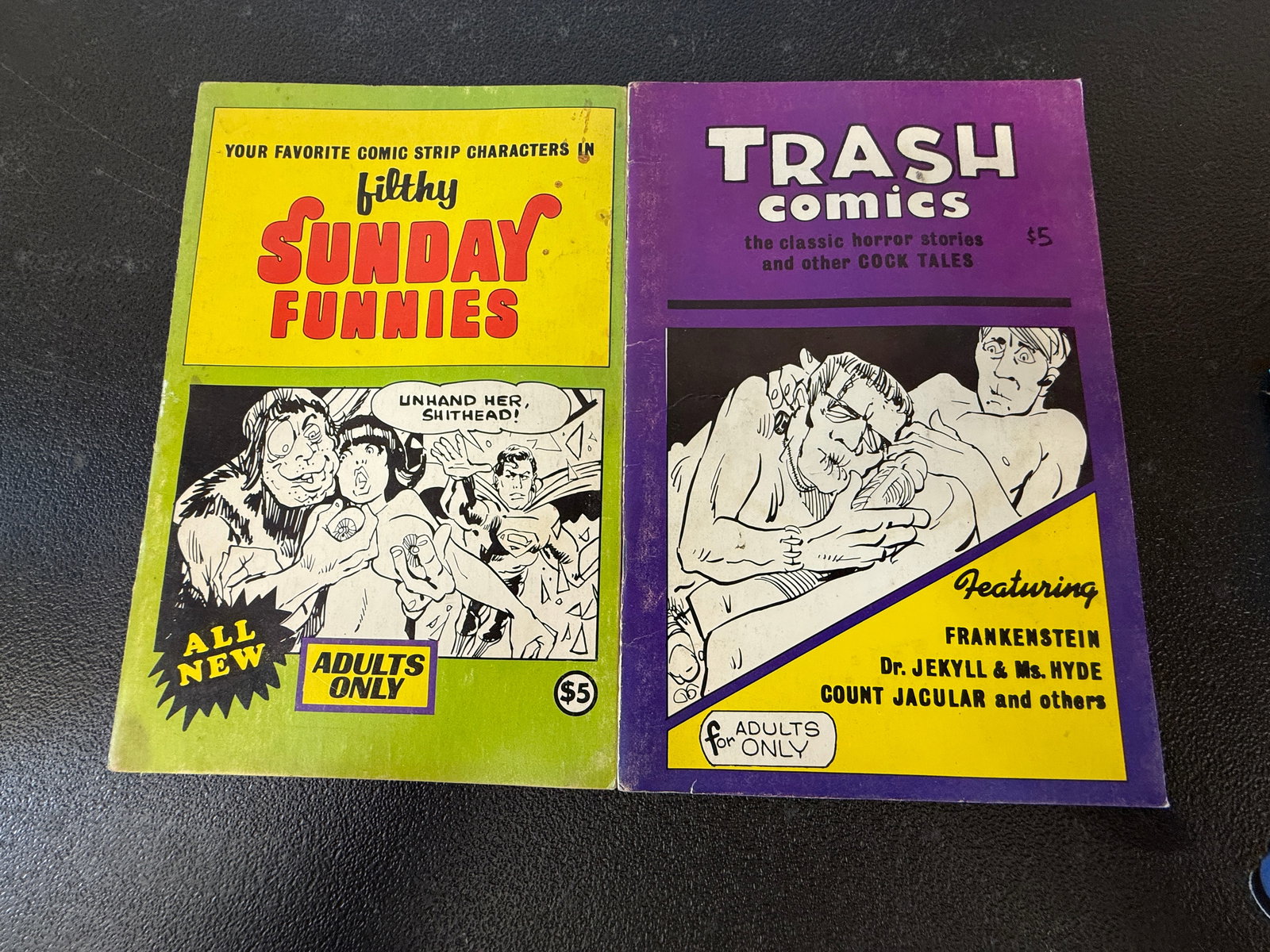 Vintage Adult Comics and Magazines Lot (1 of 2)