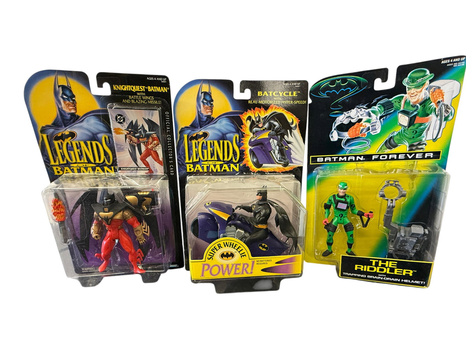 Vintage Batman Action Figure Collection Lot: Vintage Batman Action Figure Collection Lot