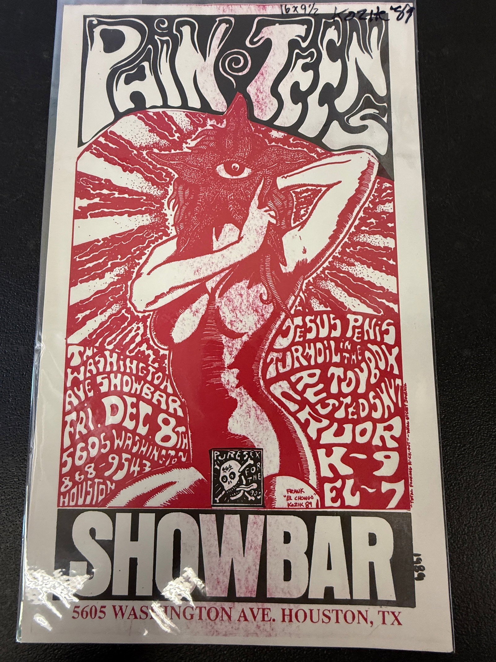 Pain Teens Vintage Concert Poster (1 of 2)