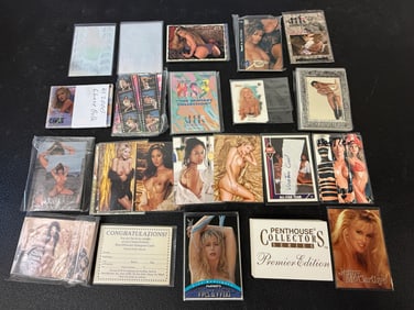 Vintage Adult Trading Card Collection Lot