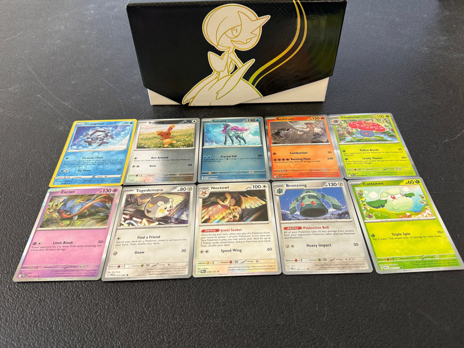 Pokemon ETB with Holo and Reverse Holo Trading Cards: Pokemon ETB with Holo and Reverse Holo Trading Cards 400+ cards.