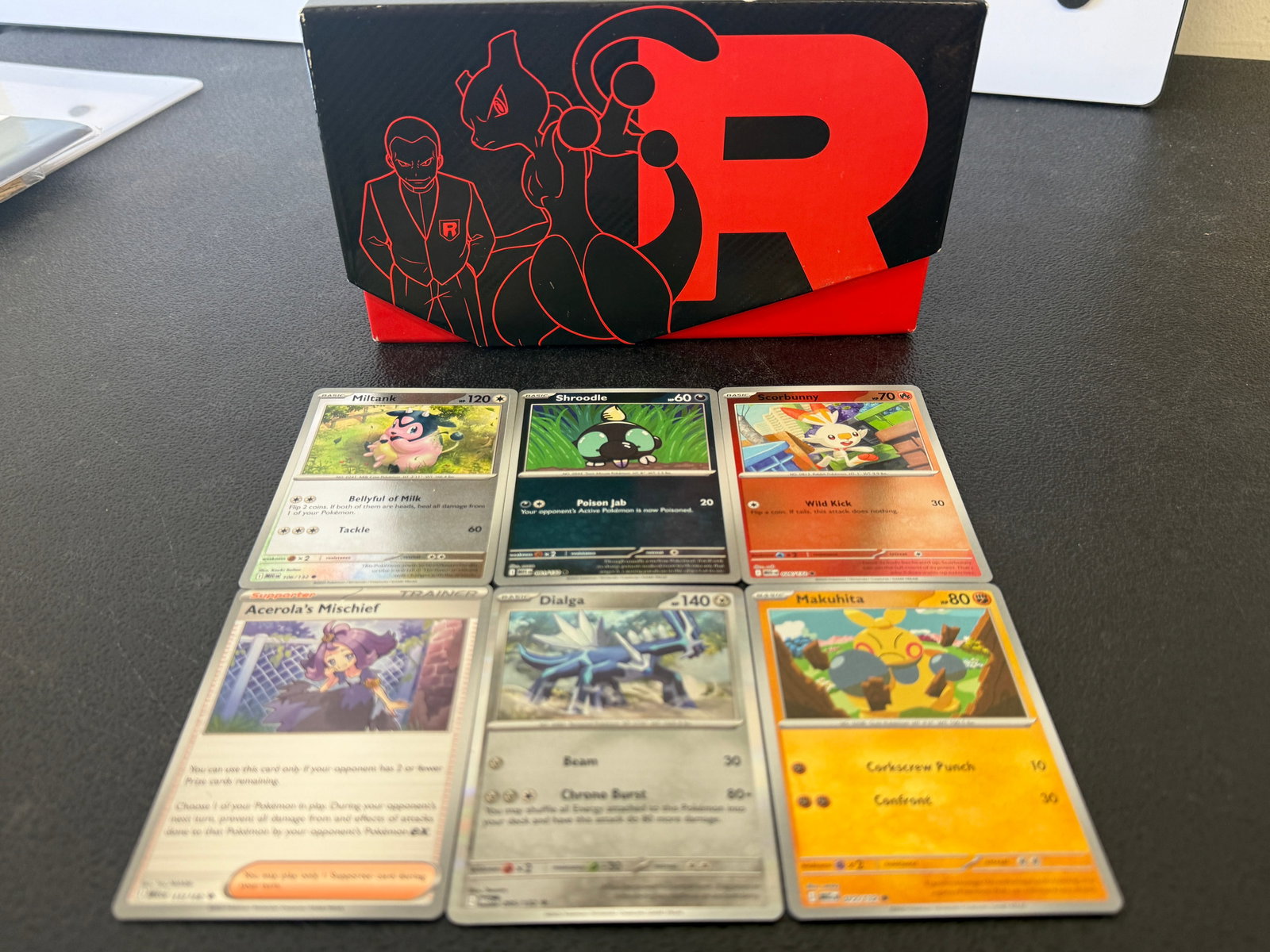 Pokemon ETB with Holo and Reverse Holo Trading Cards: Pokemon ETB with Holo and Reverse Holo Trading Cards 400+ cards.