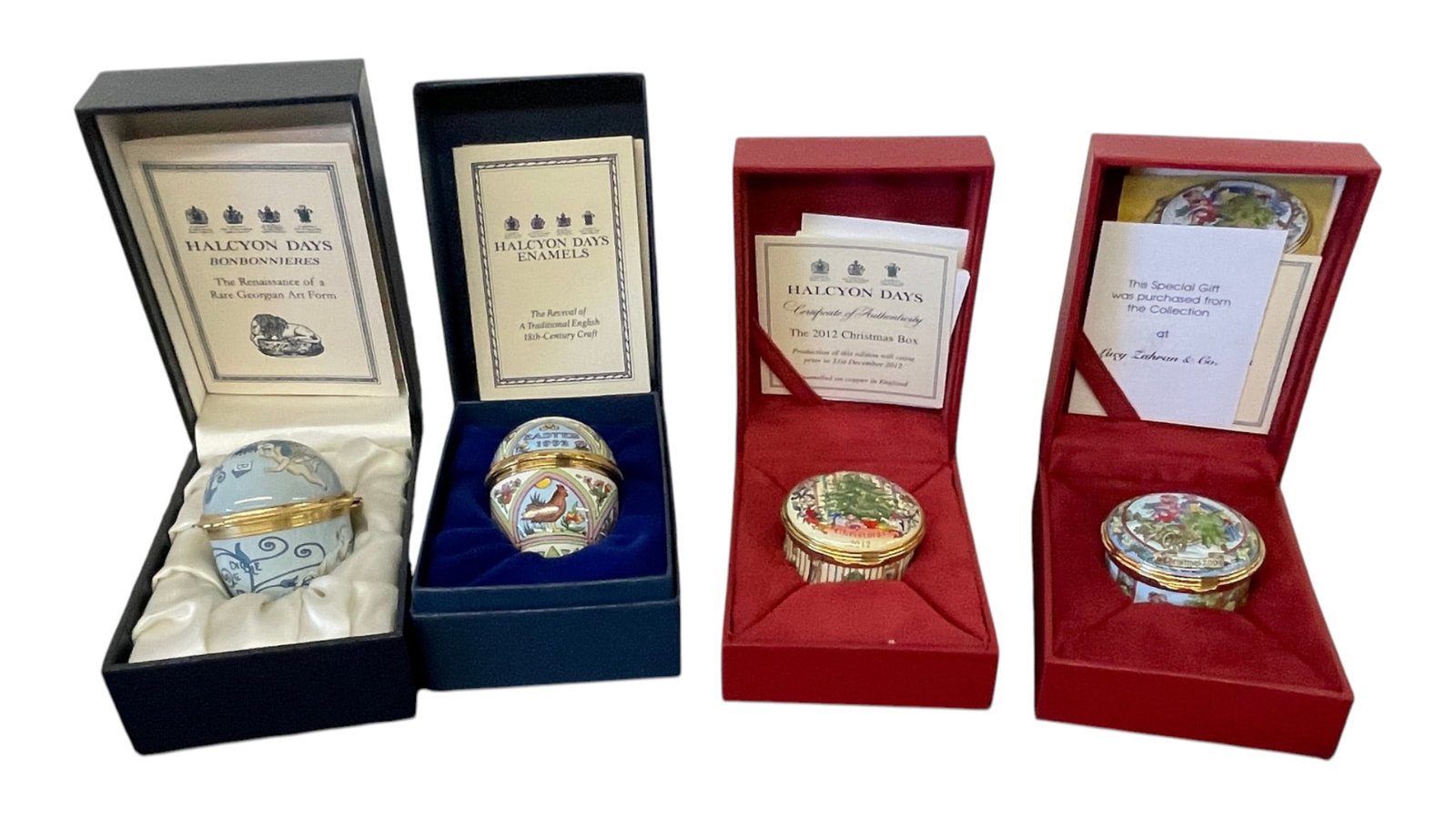 A Collection of Halcyon Days Enamel Trinket Boxes (1 of 20)