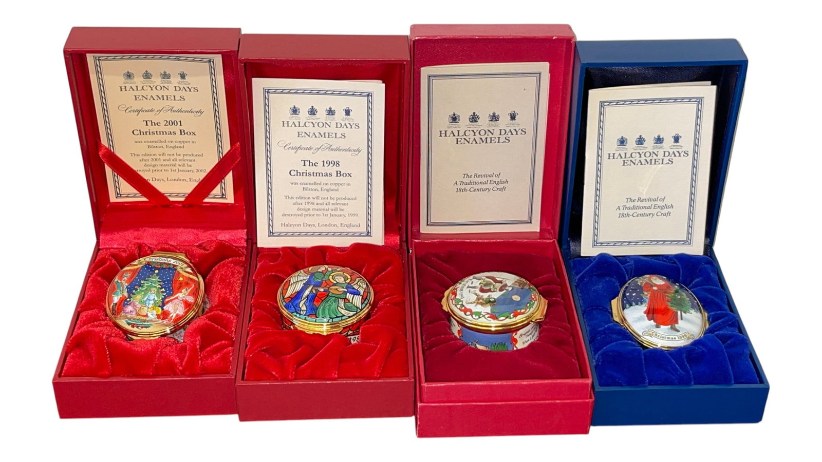 A Collection of Halcyon Days Enamel Trinket Boxes (1 of 20)