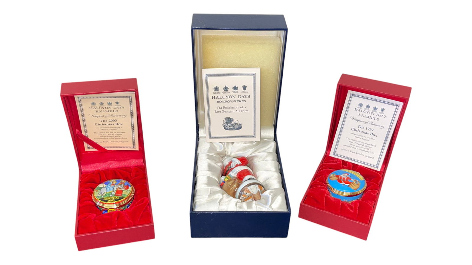 A Collection of Halcyon Days Enamel Trinket Boxes (1 of 20)