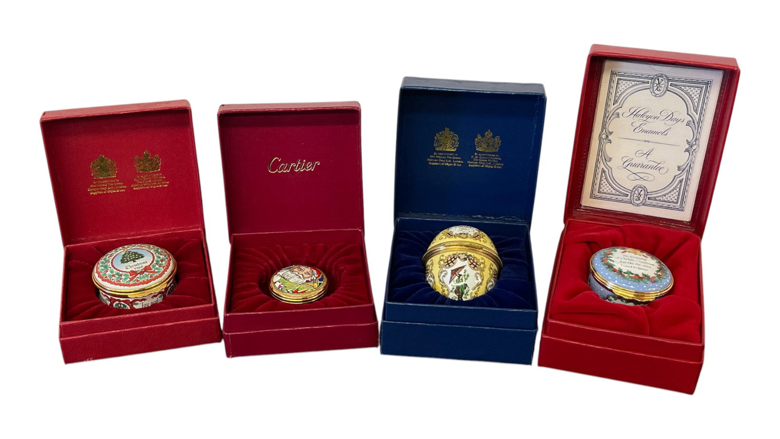 A Collection of Halcyon Days Enamel Trinket Boxes (1 of 20)